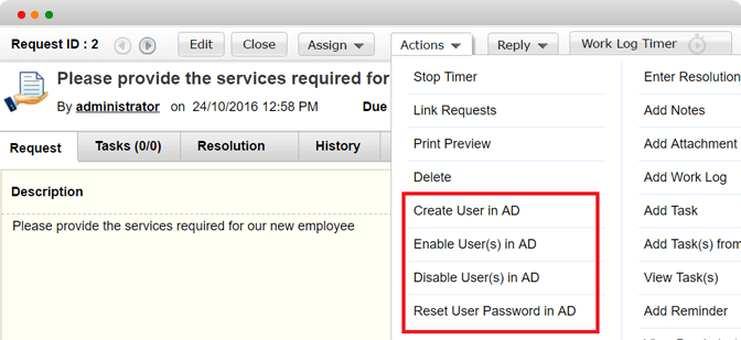 ADManager Plus s’interface désormais avec ServiceDesk Plus