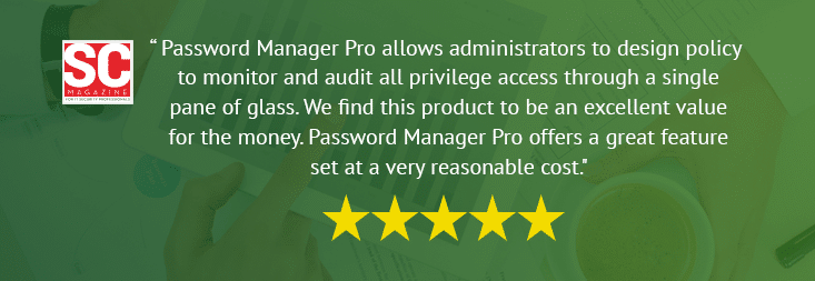 Résumé de 2016 : les événements pour Password Manager Pro