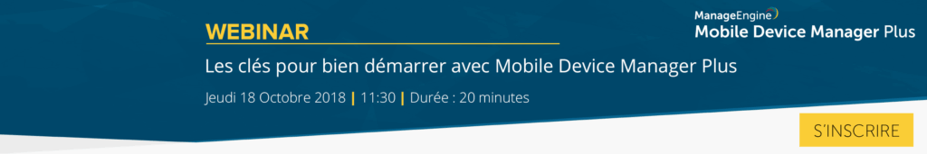 Webinar MDM - 18 Octobre 2018