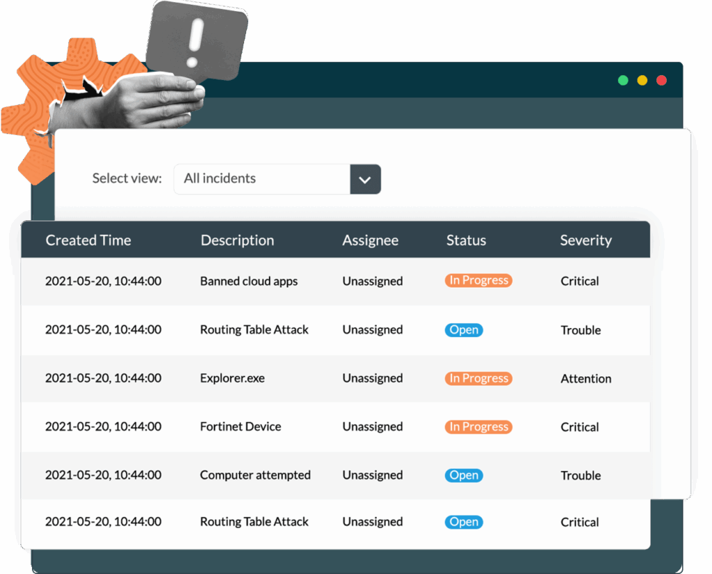 Marquer et gérer les incidents depuis le cloud