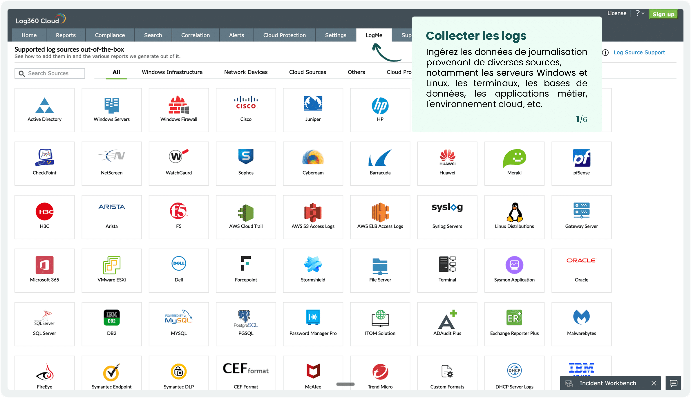 Collecter les logs