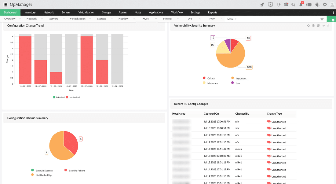 Tableaux de bords