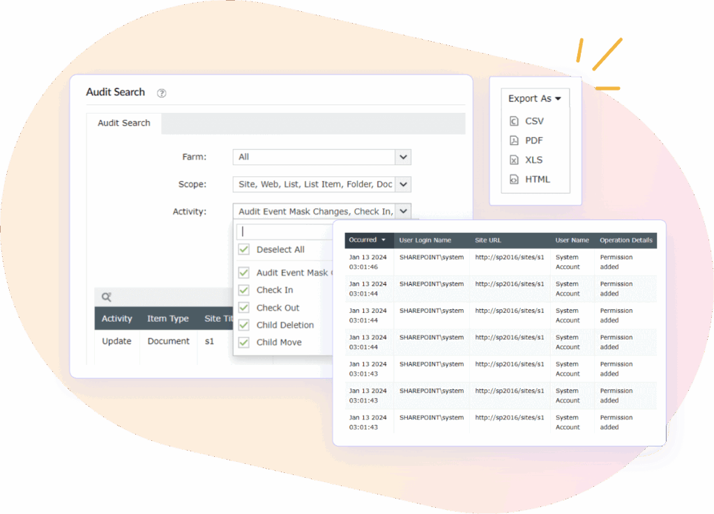 Audit SharePoint
